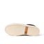 Lay Day Dawn women's charcoal sandal sole facing up, showing textured grip with REEF logo, beach-inspired comfort design.