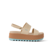 Water Vista Higher women's sandal facing right, beach-inspired platform with soft cushioning and arch support.