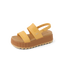 Water Vista Higher women's sandal facing left, platform sole, cushioned straps, designed for comfort and beach lifestyle.