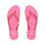 Top view of Seaside Twist pink women’s sandals with braided straps, featuring REEF comfort arch support and soft cushioning.