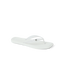 Solaye white right-facing flip flop with anatomical arch support and soft cushioning for beach comfort