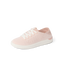 Reef Neptune women’s sneaker facing right with pink breathable knit upper and cushioned sole for all-day comfort.