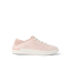 Reef Neptune women's sneaker facing right with breathable pink fabric, enhanced arch support, and soft-rebound cushioning.