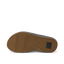 Cruiser men's shoe showing the brown rubber outsole facing up with wave-pattern tread, designed for comfort and durability.
