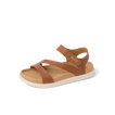 Little Cali Coastin water friendly sandal facing left with cushioned footbed and velcro strap for beach days