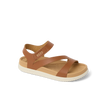 Little Cali Coastin water-friendly toddler sandal facing right with soft cushioned footbed and easy velcro strap