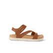 Little Cali Coastin water friendly sandal facing right with cushioned footbed and adjustable strap