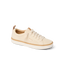 Side view of Lay Day Lite women's sneaker in beige with knit upper, lace-up, comfort features, and surf-inspired design.