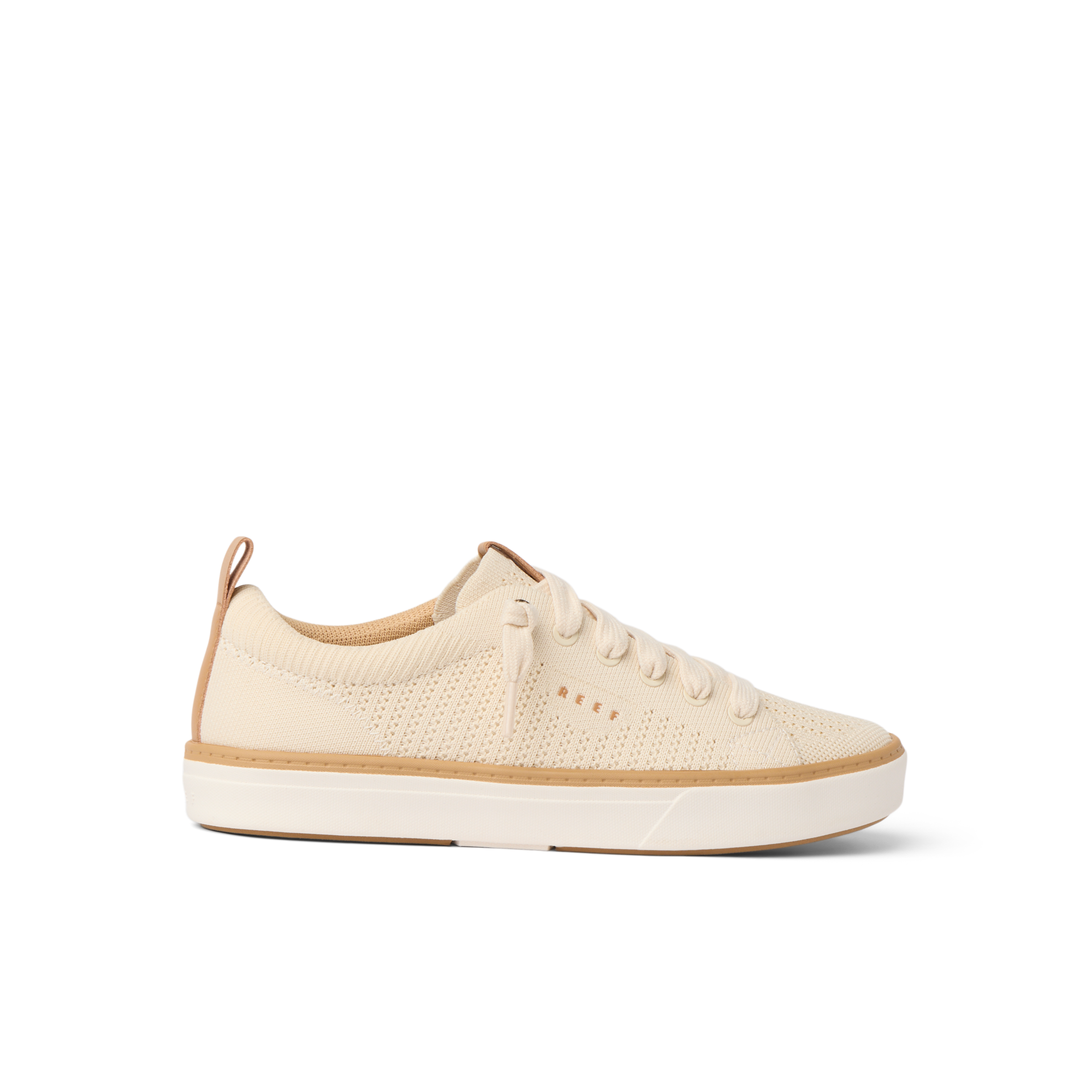 Side view of Lay Day Lite women's sneaker in light vintage with soft-rebound cushioning and anatomical arch support