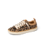 Lay Day Lite women's sneaker facing right with leopard pattern, soft cushioning, and anatomical arch support for all-day comfort.