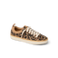 Lay Day Lite women's sneaker facing left, leopard print knit, lightweight with anatomical arch support and cushioning.