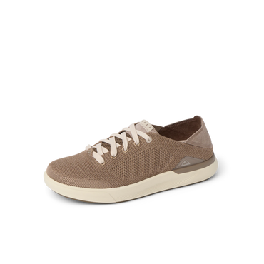 Neptune HT men's sneaker facing right, tan mesh upper with REEFlex cushioning, water-friendly and extra arch support