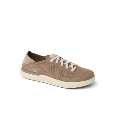 Side view of tan Neptune HT men's sneaker featuring lightweight knit upper and cushioned REEFlex midsole for all-day comfort