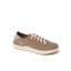 Side view of tan Neptune HT men's sneaker featuring lightweight knit upper and cushioned REEFlex midsole for all-day comfort