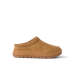 Campfire Lodge suede clog facing right with cushioned sole and arch support