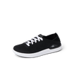 Neptune HT men's black sneaker facing right, showing front and side with lightweight, cushioned, water-friendly design.