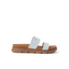 Vista Luxe Thea sandal for women facing right, close-up side view showing cushioned sole and dual straps