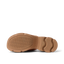 Vista Luxe Evie women's sandal outsole facing up, showing durable, water-friendly sole with arch support design.