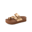 Vista Hi Layla women's sandal facing left, showing upper straps and cushioned footbed with anatomical arch support.