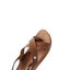 Vista Malia women's brown sandal facing right, showing front straps and cushioned footbed designed for beach comfort.