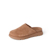 Vista Luxe Mariana left side view slip-on shoe in chocolate with soft-rebound cushioning and arch support, beach-inspired comfort.