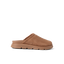 Vista Luxe Mariana women's brown slip-on sandal facing left with cushioned sole and arch support, beach-inspired comfort.
