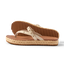 Vista Carmen women's sandals facing left with rivet details, textured sole, and beach-inspired comfort design.
