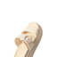 Vista Capri women's sandal facing left, close-up of front straps with buckle, featuring cushioned footbed for comfort.