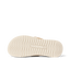 Vista Capri women's sandal outsole facing up, showing soft-rebound cushioning and durable wave-pattern tread for beach comfort.