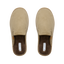 Slacktide Slipper pair viewed from above with toes facing upward and plush faux shearling footbeds visible