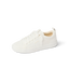 Lay Day Lite women’s white sneaker facing left, knit upper, lightweight, breathable, comfort-focused design.