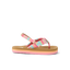 Little Ahi girls' sandal facing left, showing straps and sole with soft-rebound cushioning and arch support.