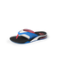 Kids Fanning right-facing sandal with red, white, blue star pattern, anatomical arch support, and soft-rebound cushioning