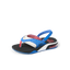 Little Fanning boys’ sandal facing right, showing front and side with arch support and soft cushioning for comfort.