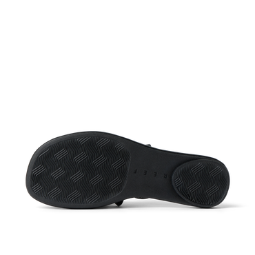 Willow Quinn Studs showing the black sole facing up, highlighting durable, water-friendly, comfort-focused design.