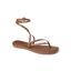 Willow Quinn Studs sandal facing left, close-up of front and ankle straps with stud details for beach comfort.