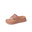 Cali Laguna platform sandal facing left with cushioned footbed and arch support
