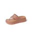 Cali Laguna platform sandal facing left with cushioned footbed and arch support