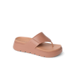 Cali Laguna platform sandal facing right with cushioned arch support and water friendly comfort