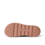 Close up of Cali Laguna sandal outsole facing right with ribbed traction cushioned platform sole and REEF logo