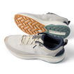 Zuma grey sneakers facing left, with breathable knit uppers, cushioned midsoles, and a textured outsole