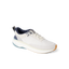 Reef Zuma light gray sneaker facing right with a breathable knit upper and cushioned sole
