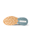 Reef Zuma sneaker outsole close up, facing left, with textured herringbone traction and cushioned sole