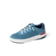 Shoreline Del Mar sneaker facing right, navy and white with red accent, lightweight and comfort-focused design for men.