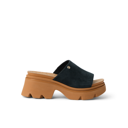 Vista Luxe Evie Women's Leather Sandals - Washed Black | REEF
