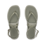 Willow Quinn women's comfortable sandals in muted green with ankle straps, perfect for everyday casual wear.