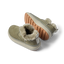 Weekend Olivia women's shoes facing left and right, cozy faux fur lining and durable grippy sole shown in close-up.