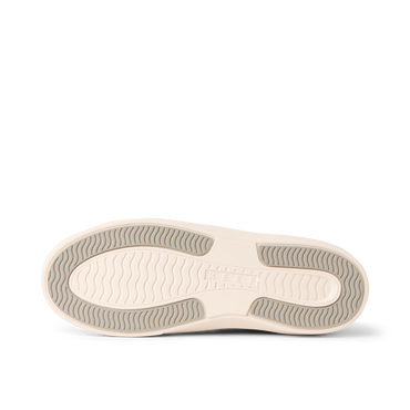 Lay Day Lite women's shoe outsole in light gray, showing durable, water-friendly sole with enhanced traction pattern.