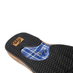 Close-up of the bottom sole of Fanning footwear facing upward, showing water-friendly, durable tread with arch support features.
