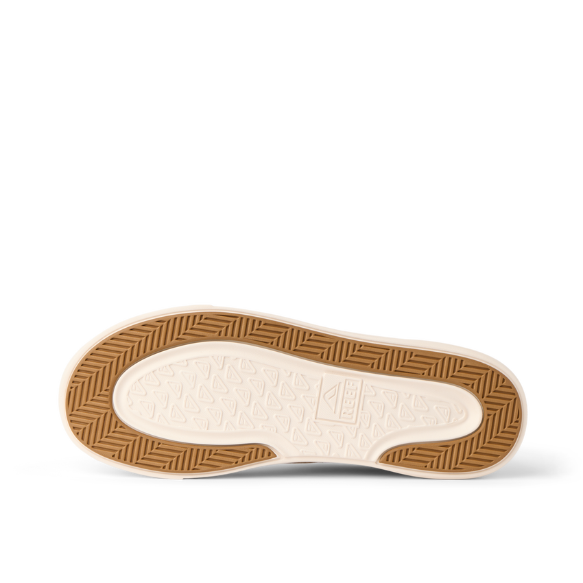 Neptune HT shoe outsole facing right, close up of textured tread with cushioned everyday comfort